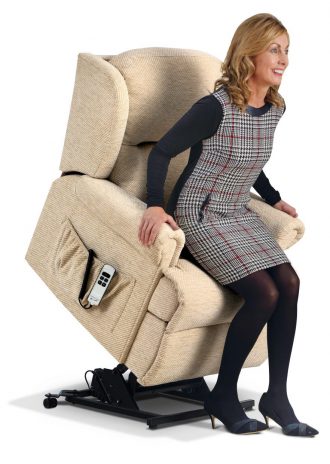 Sherborne Small Malvern Fabric Riser Recliner